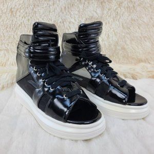 Cape Robbin Sneaker Style Peep Toe Sandals Size 7